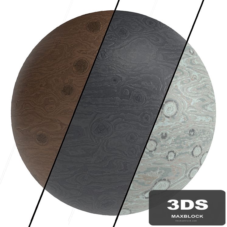 3 Wood Materials PBR 4k
