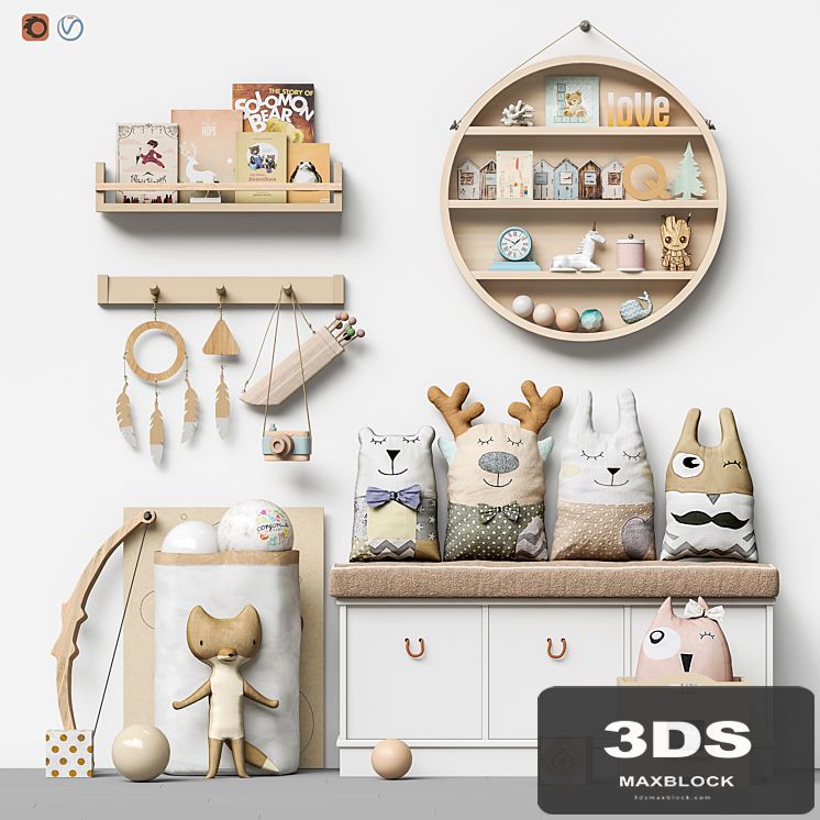 Toys and furniture set 99