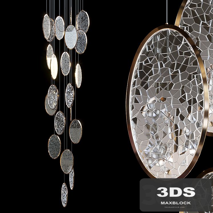 Pendant lamp Vargov Design - Stained Glass