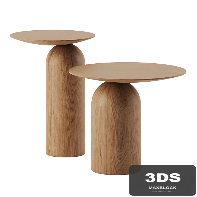 Disco side tables by Basta