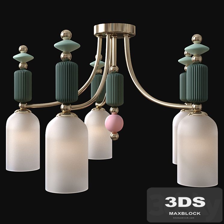 Ceiling chandelier Odeon Light 4861 / 5C CANDY