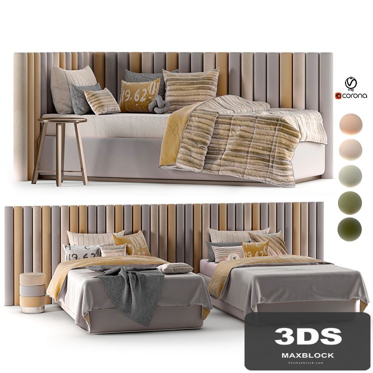 attached and day bed set30