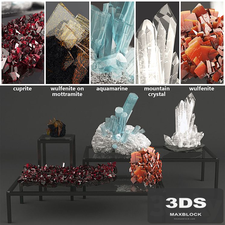 Set of Crystals