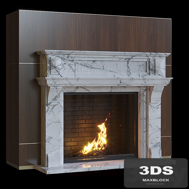 Outdoor fireplace