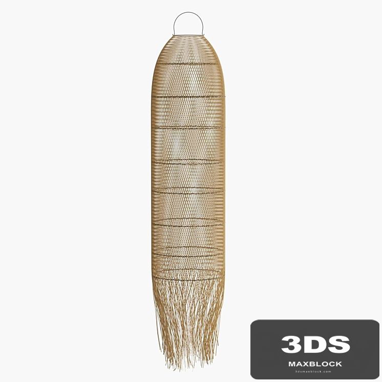 Lamp BAZAR BIZAR made of rattan