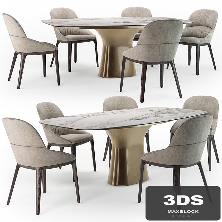 Bontempi Podium table Queen chair