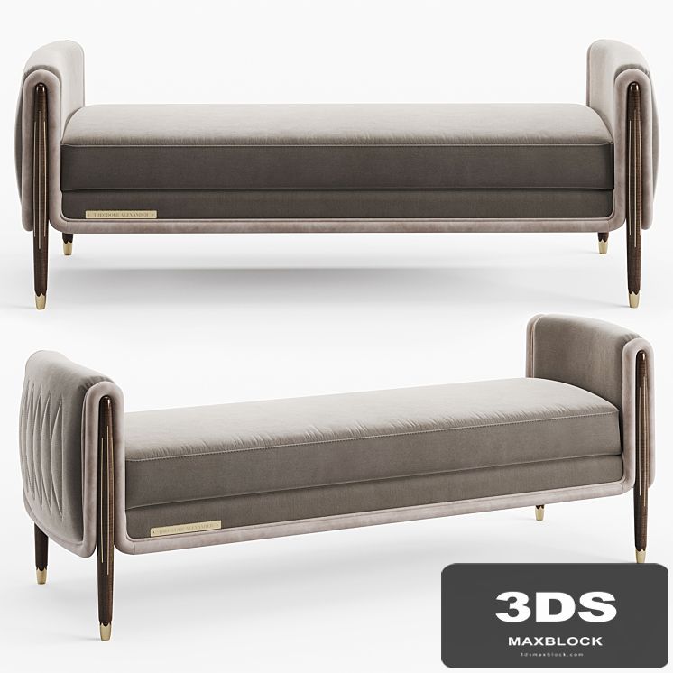 Theodore Alexander Grace end of bed Bench
