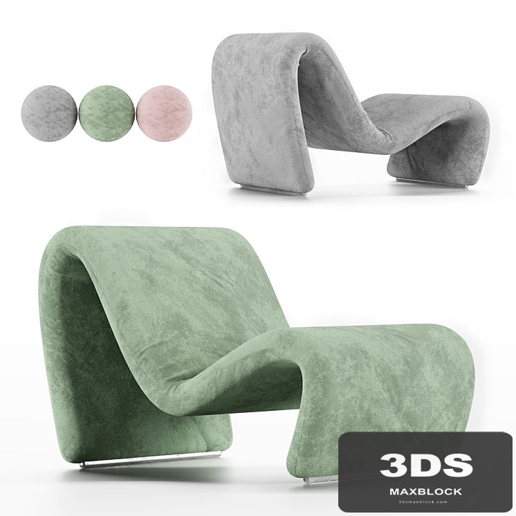 Onde Chair 1972 Etienne Fermigier