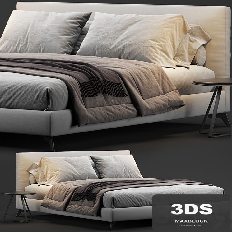 Meridiani Stone Up Bed