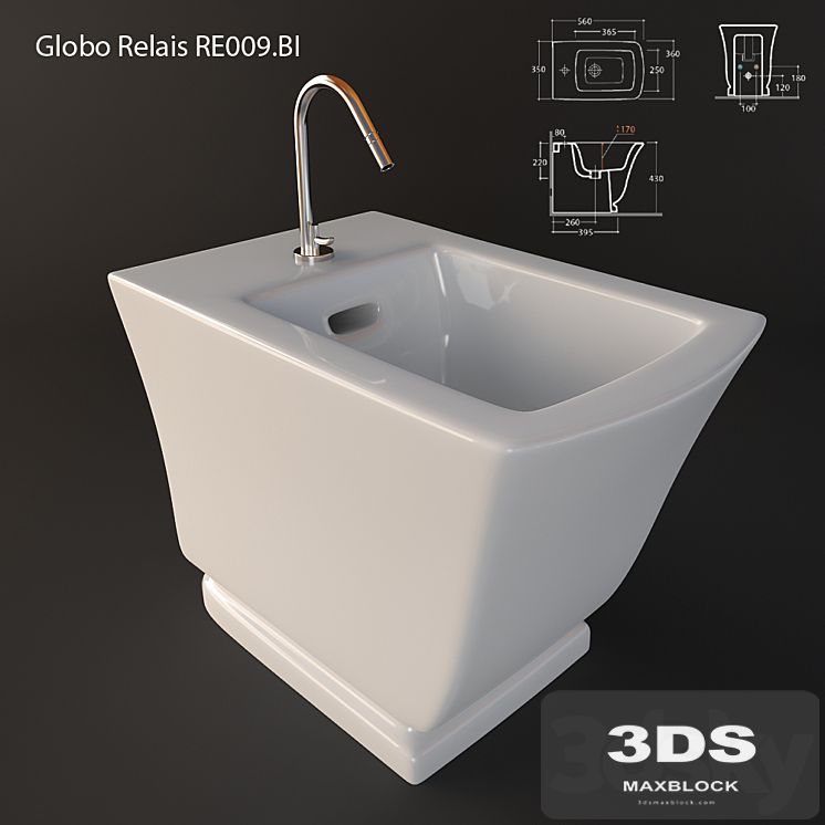 Floor bidet Globo Relais RE009.BI