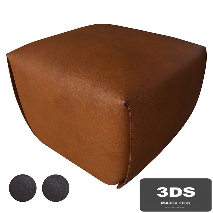 BAO NATURAL LEATHER OTTOMAN BY VIOLA TONUCCI