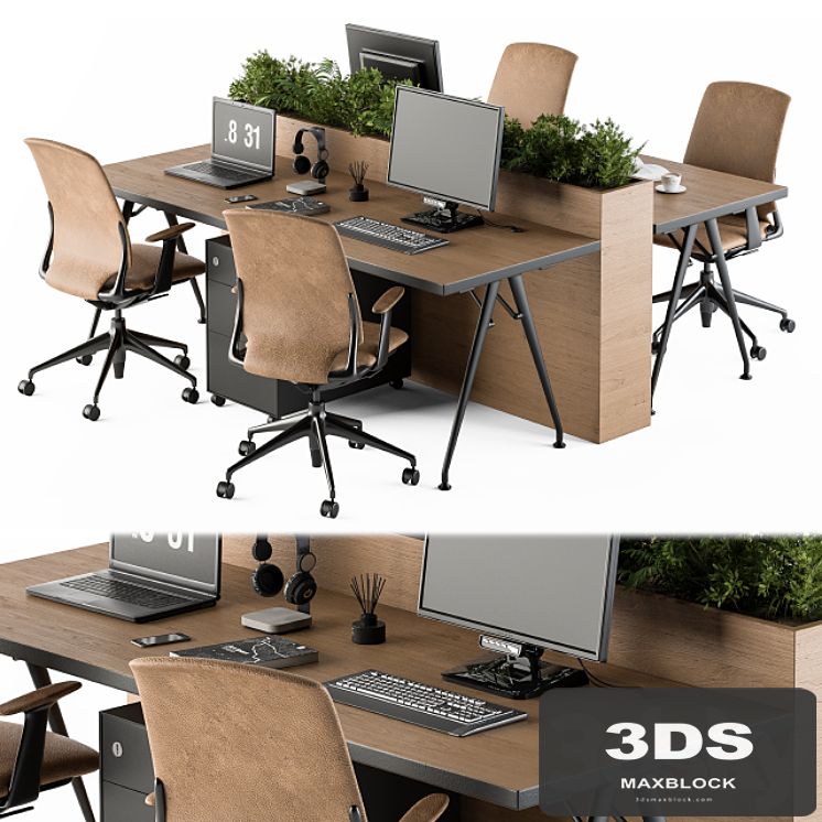 Office Furniture - employee Set 29