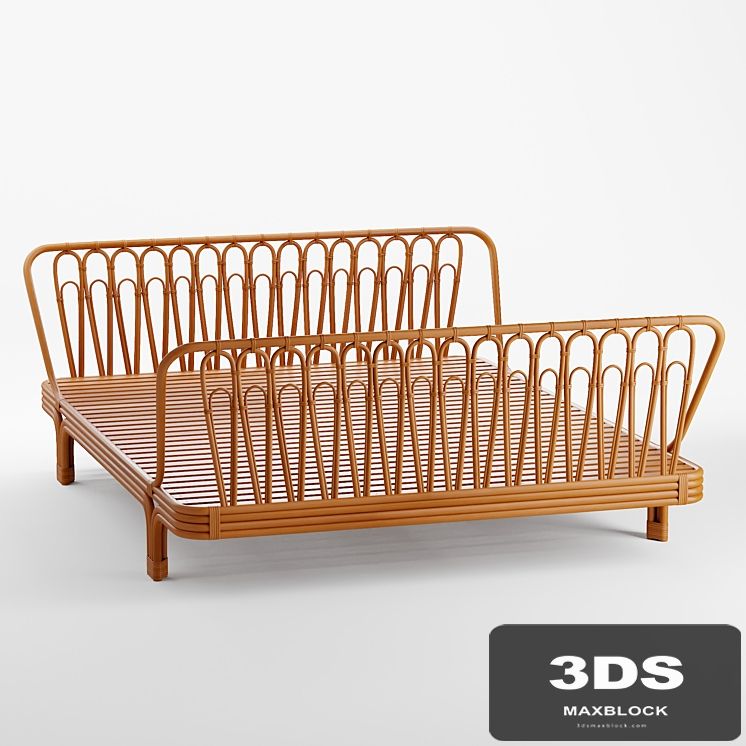 Canoga Rattan Bed