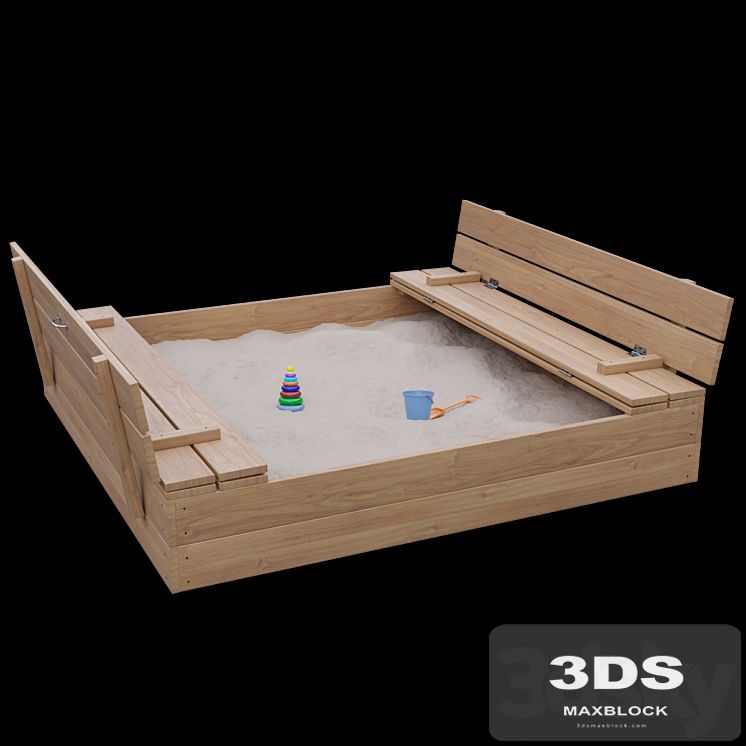 Folding sandbox