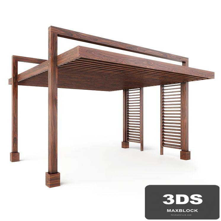 The LA Modern Pergola (Forever Redwood)