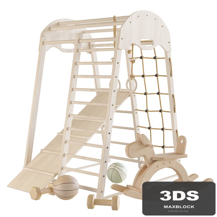Toys and furniture set