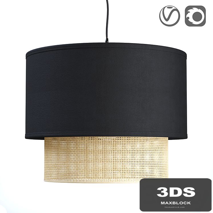 Reed hanging lampshade, Dolkie