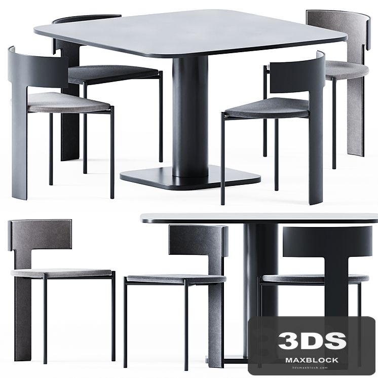 Matera Tavolo Table & Chair Zefir by Baxter