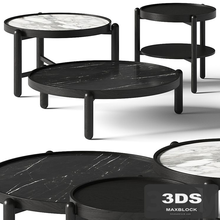 Meridiani Vittorio Coffee and Side Tables
