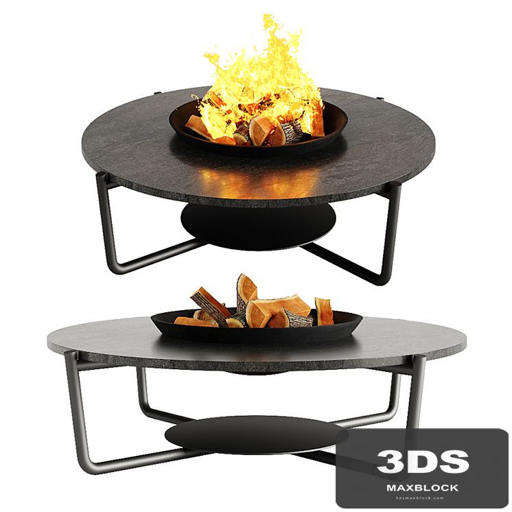 Talenti - Domino Round Coffee Table In 2 Colors