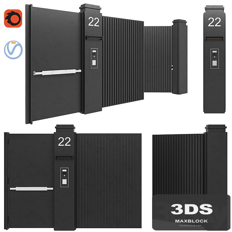 Modern door 08