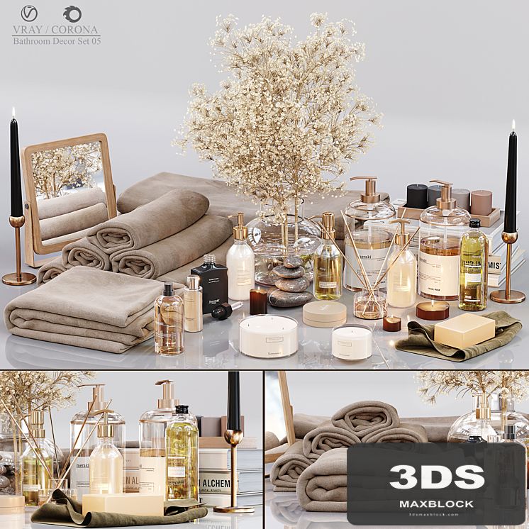 Bathroom Decor Set 05