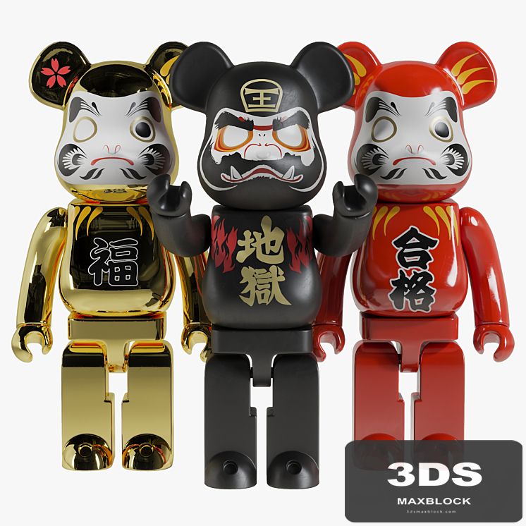 Bearbrick / Daruma