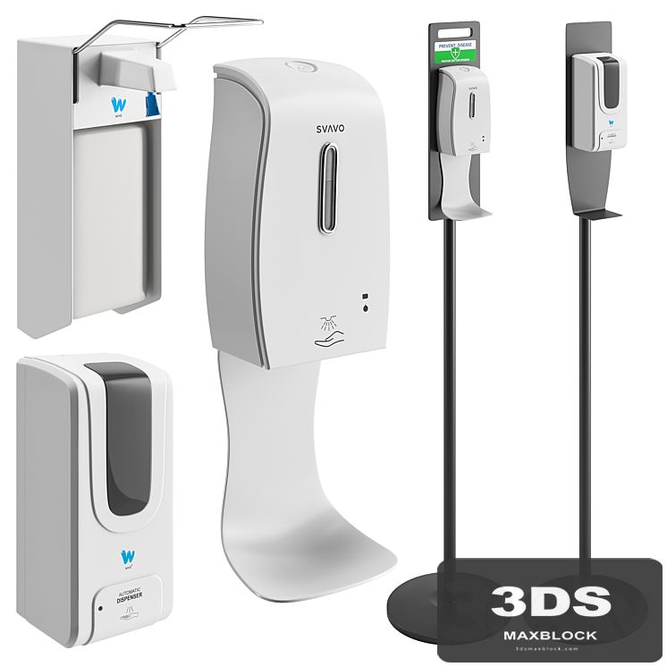 Hand Sanitizer Dispenser Set