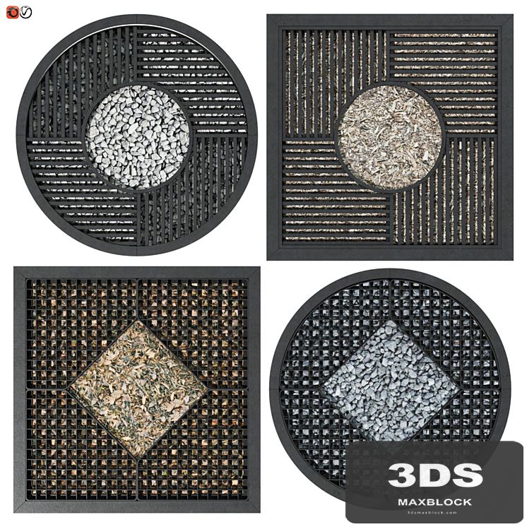 Set_barrel grids for wood_03