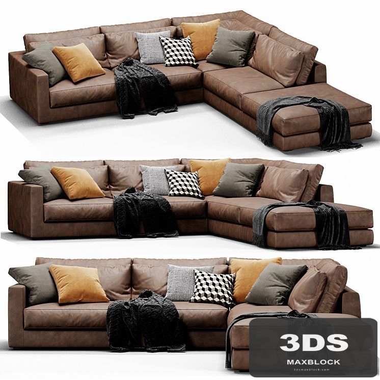 Linteloo Mauro Leather Sectional