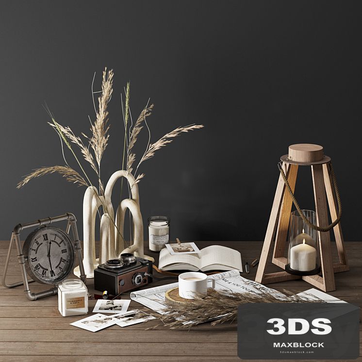 Decorative Set 02 Old Camera