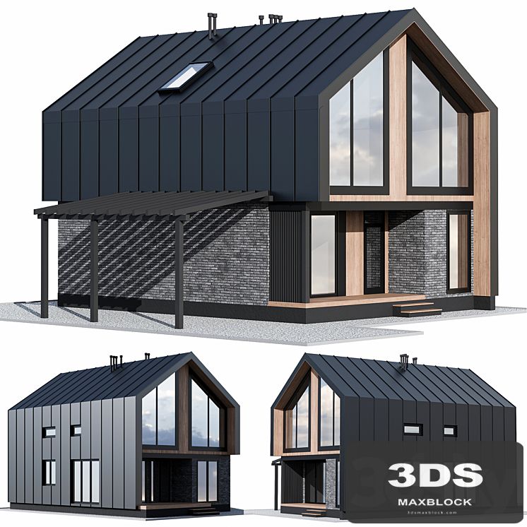 Barnhouse with carport
