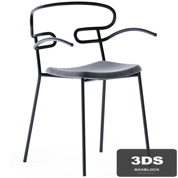 Genoa With Armrest Chair by Traba