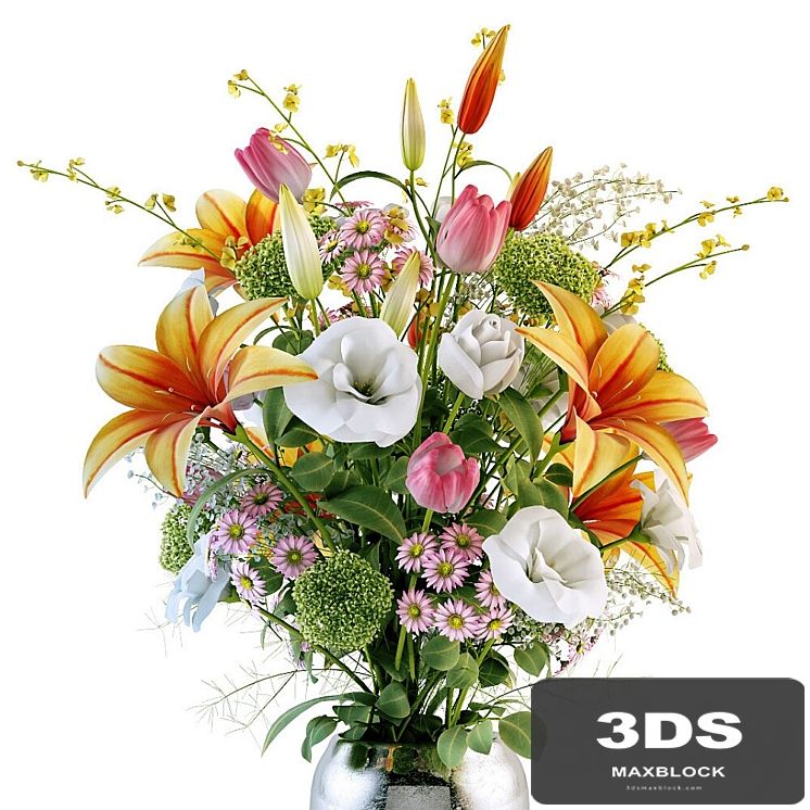 A bouquet of different flowers
