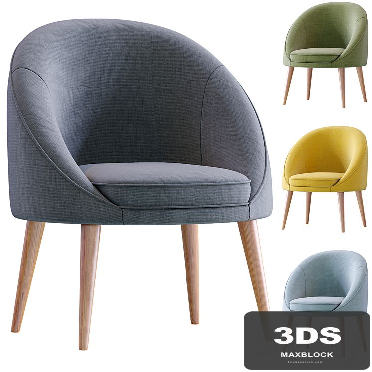 Oreved Armchair By Jysk (4 color version)
