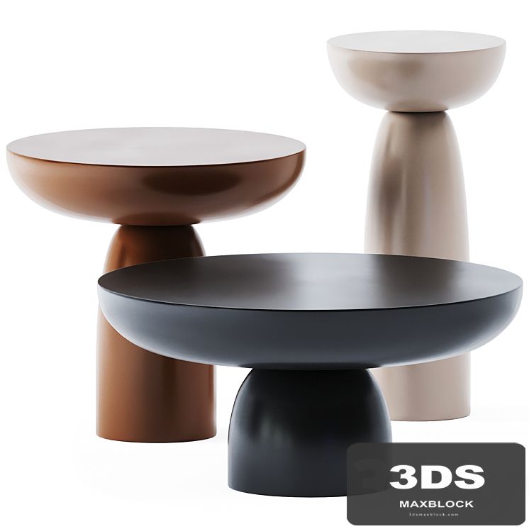 Metal Coffee Tables Olo by Mogg