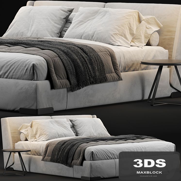 Natuzzi Fenice Bed