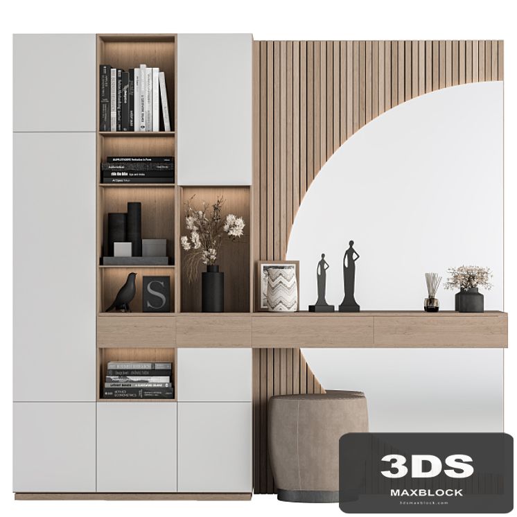Hallway 13 - White and Wood Set