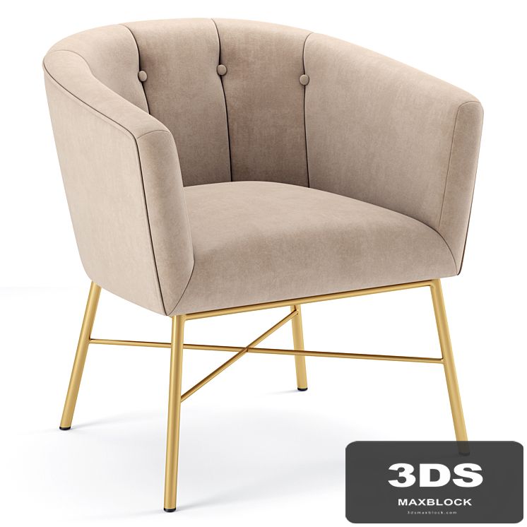 Falette Tufted Armchair FurnitureR