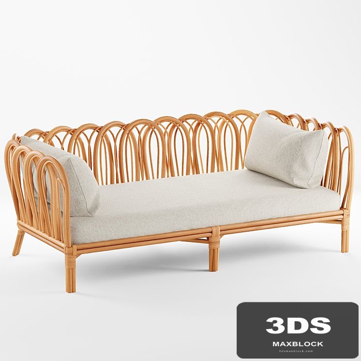 Melody rattan daybed
