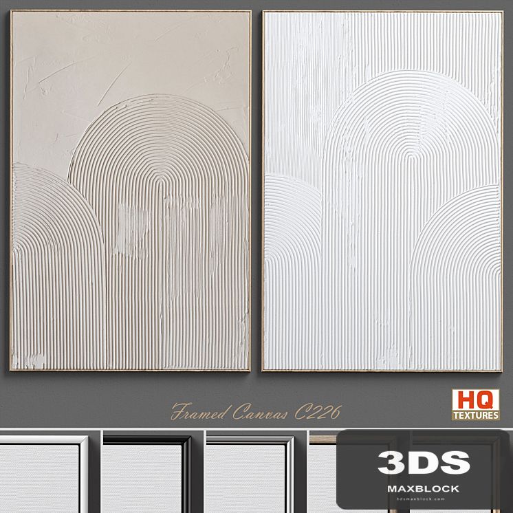 Abstract Arch Plaster Wall Art C-226