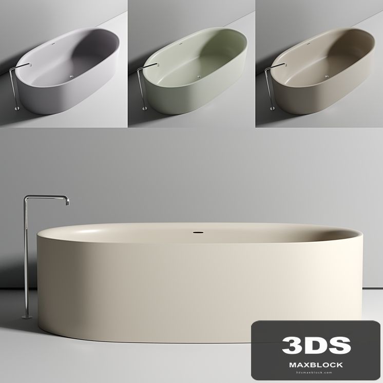 BOFFI Sabbia freestanding bathtub