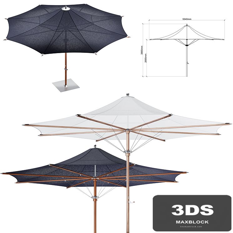 Ocean Master Max Octagon Parasol By Tuuci