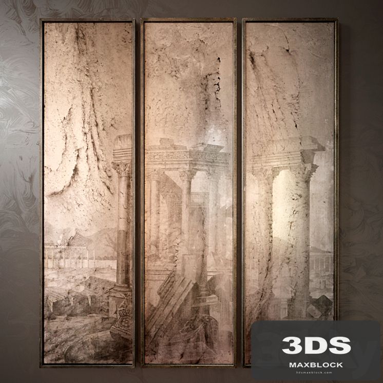 Antiqued Mirrored Views