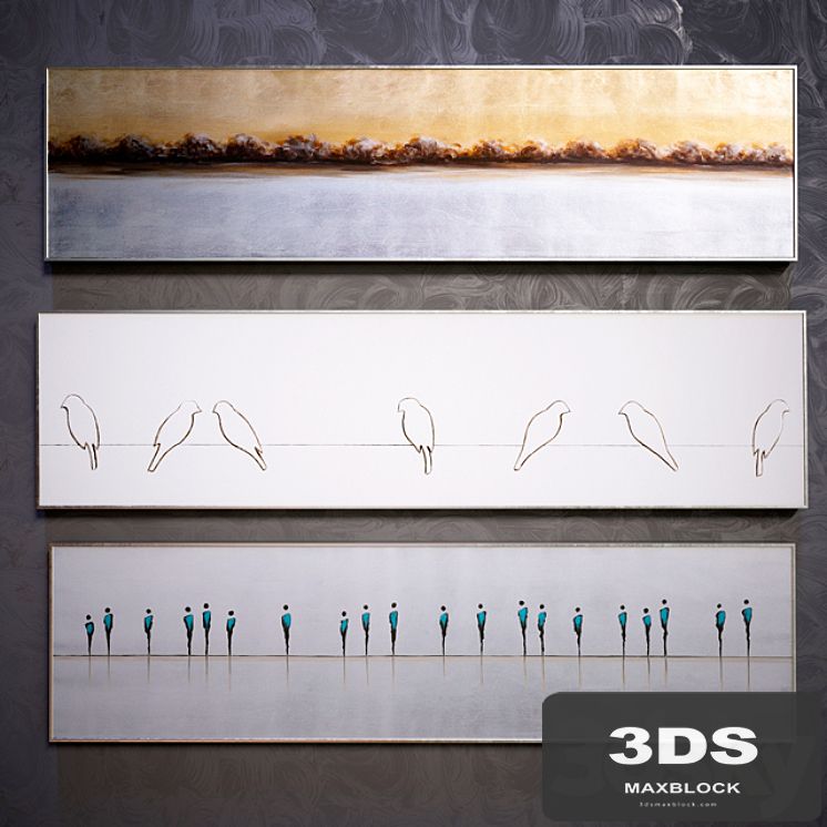 Modern Horizontal paints
