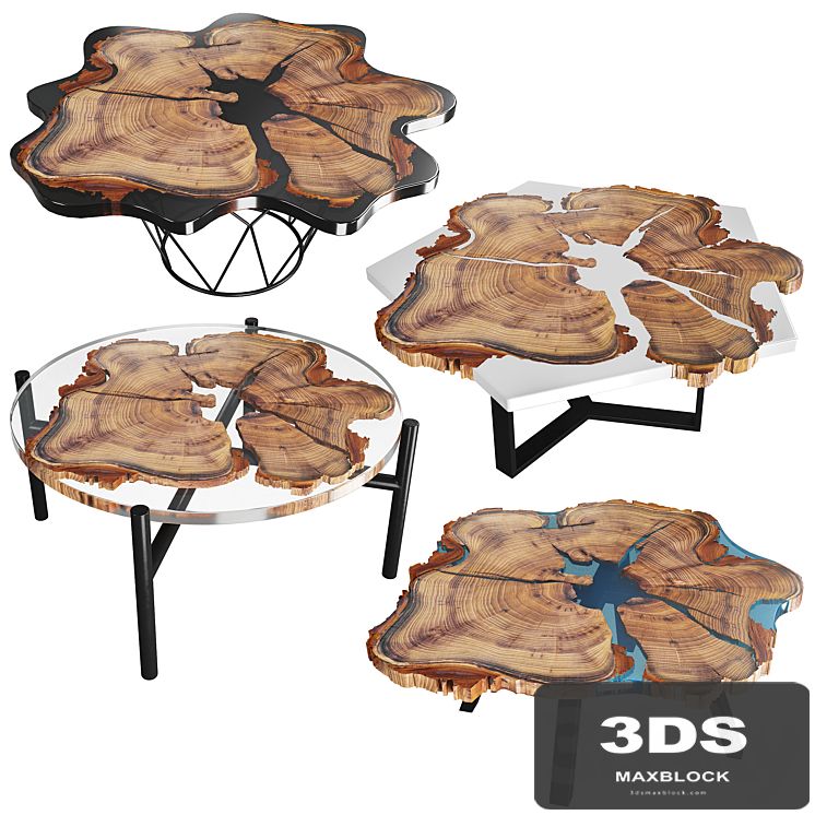 Slab coffee tables