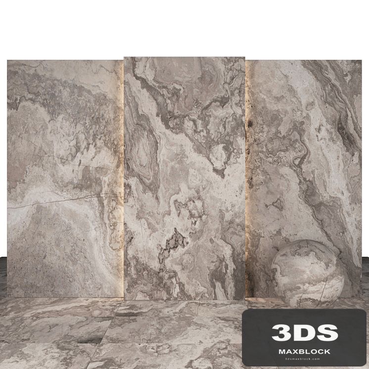 White bamboo marble