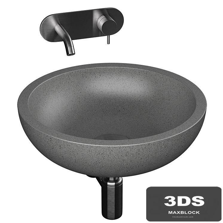 Omvivo Villa stone sink and mixer Rexa models