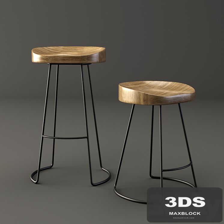 1950s Tractor Bar &amp; Dining Stool