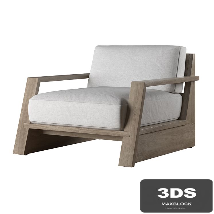RH TROPEA LOUNGE CHAIR